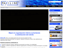 Tablet Screenshot of maxiline.com.ar